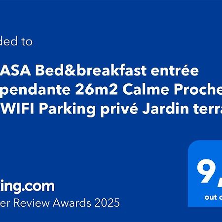 La Casa Bed&Breakfast Entree Independante 26M2 Calme Proche De Tout Wifi Parking Prive Jardin Terrasse Уррюнь Экстерьер фото